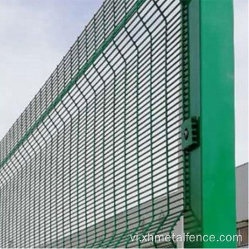 Bảo mật cao PVC bao phủ 358 hàng rào